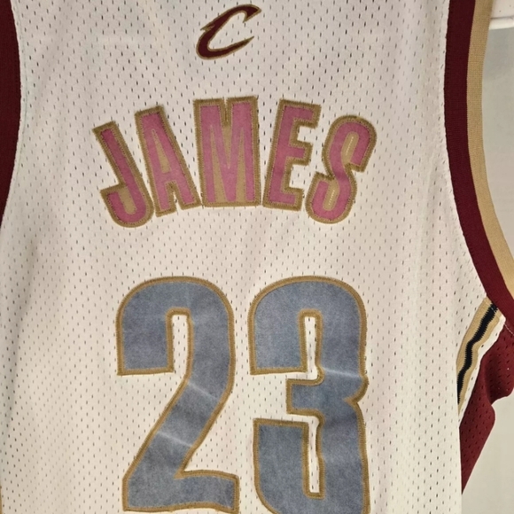 Lebron James NBA Cleveland Cavaliers Rookie Year Nike Jersey Rare Men's M - Picture 2 of 13